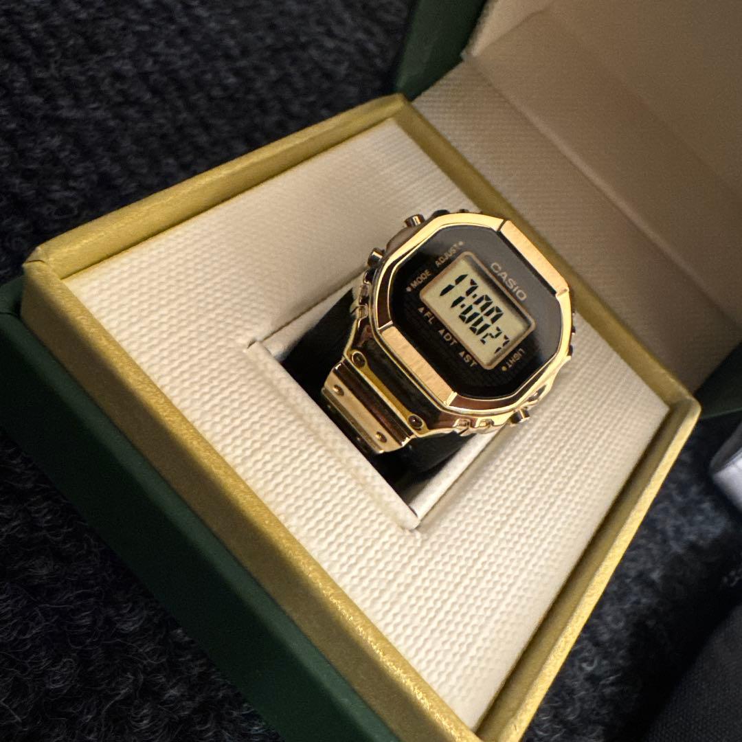 CASIO RING WATCH CRW-001G-9JR カシオゴールド 新品