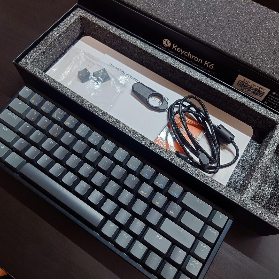 Keychron K6 ワイヤレスメカニカルキーボード