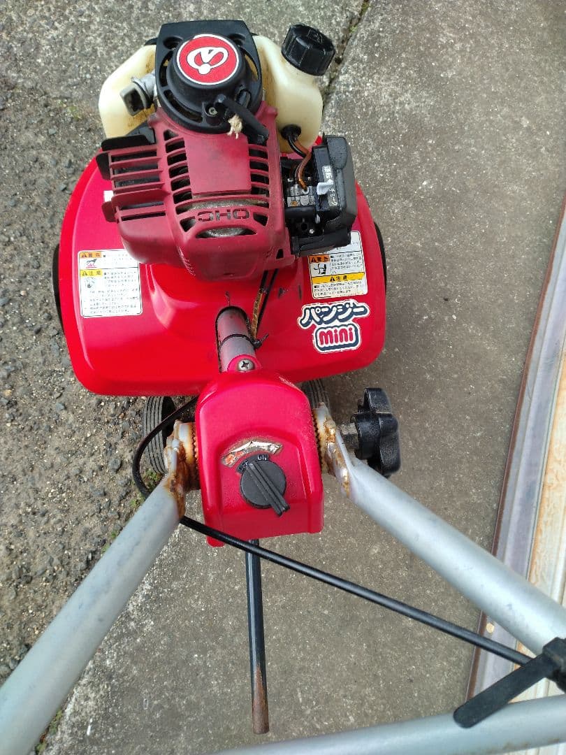 ★ISEKI 耕運機 ガソリンエンジン 赤ジャンク品