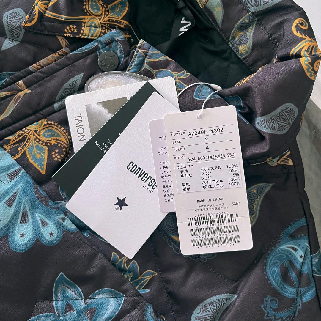 未使用 CONVERSE TOKYO x TAION ダウン ジャケット