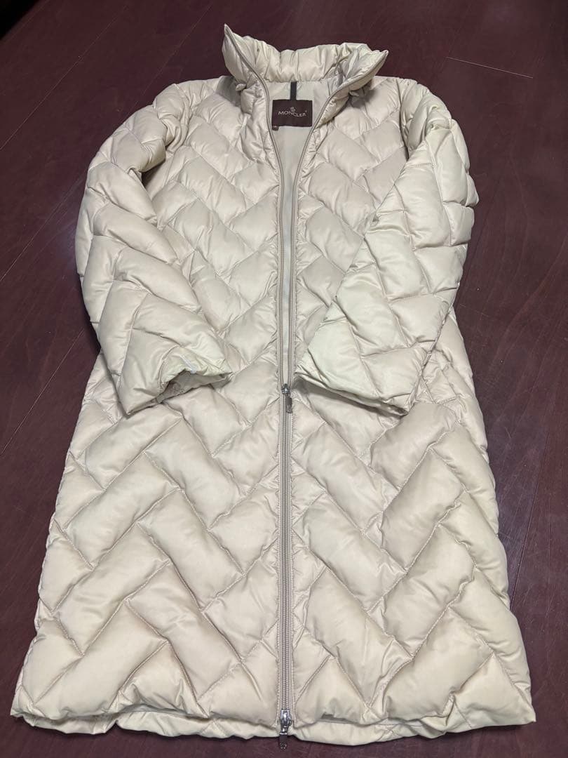 MONCLER モンクレール アイボリー ダウンジャケット サイズ0