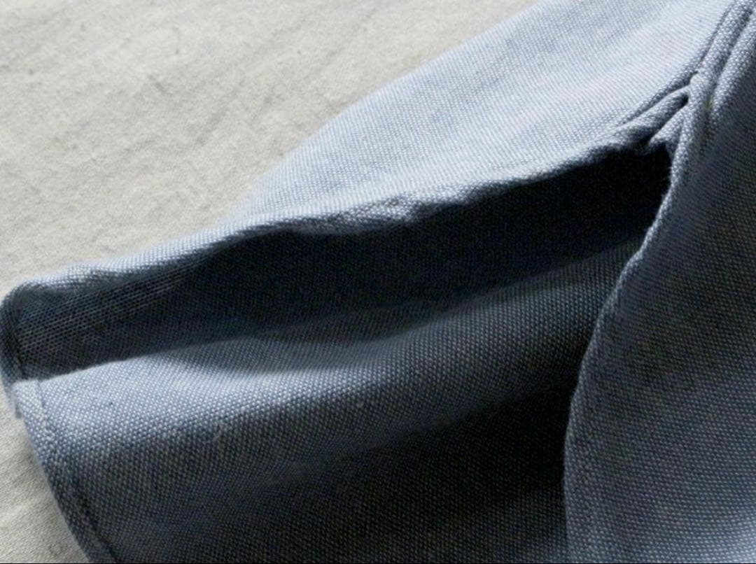 OLD JOE 16 1/2 L バンドカラー シャンブレー シャツ 長袖