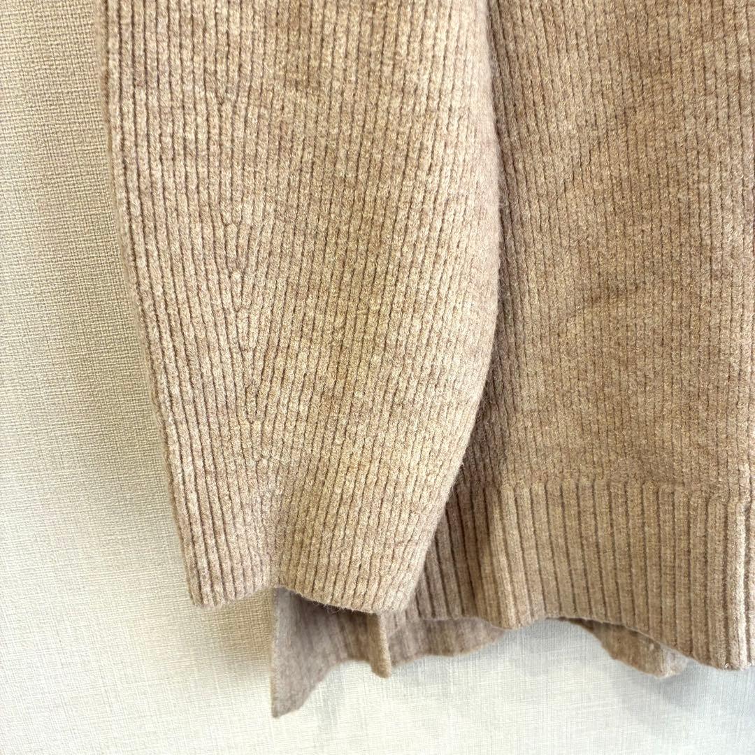 【美品】週末限定値下げ！CADUNE カデュネ　畔チュニックニット ベージュ