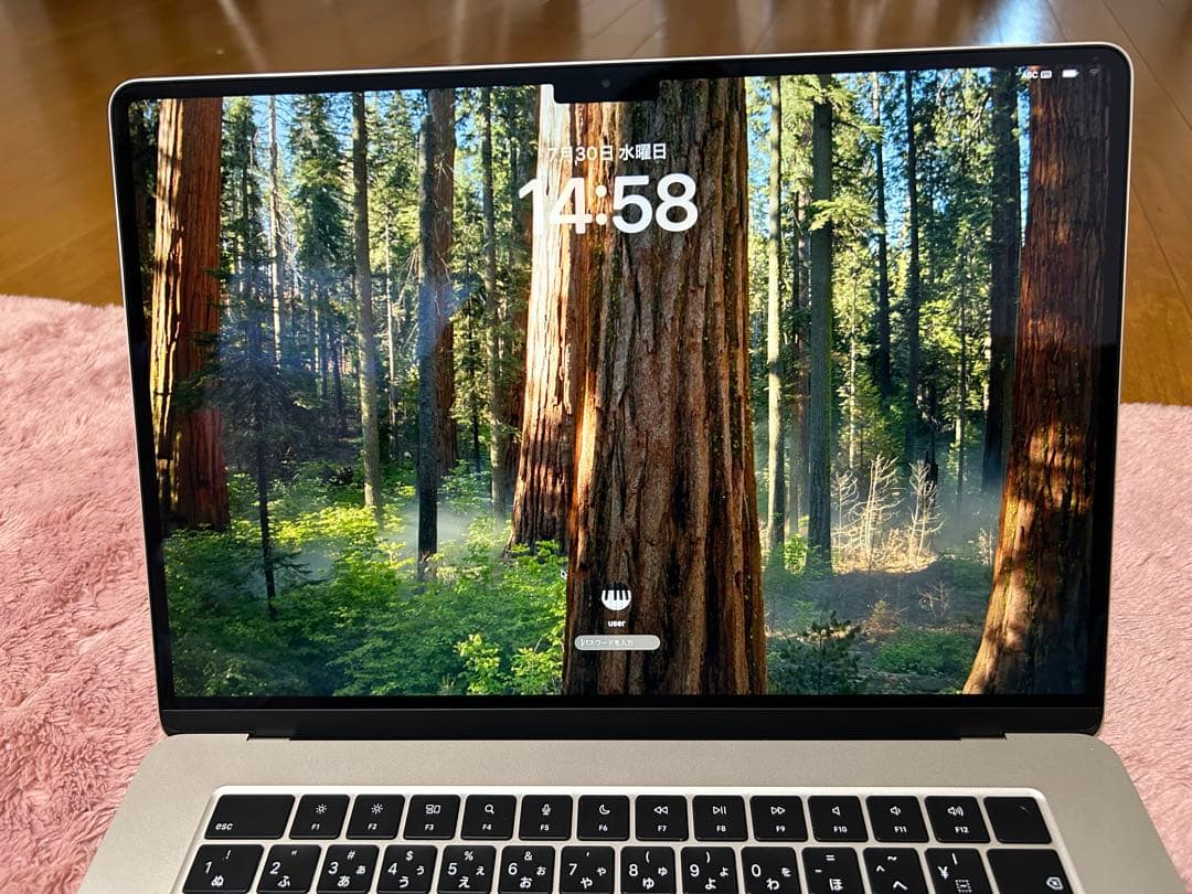 【美品】Apple MacBook M2 15インチ 2023年購入