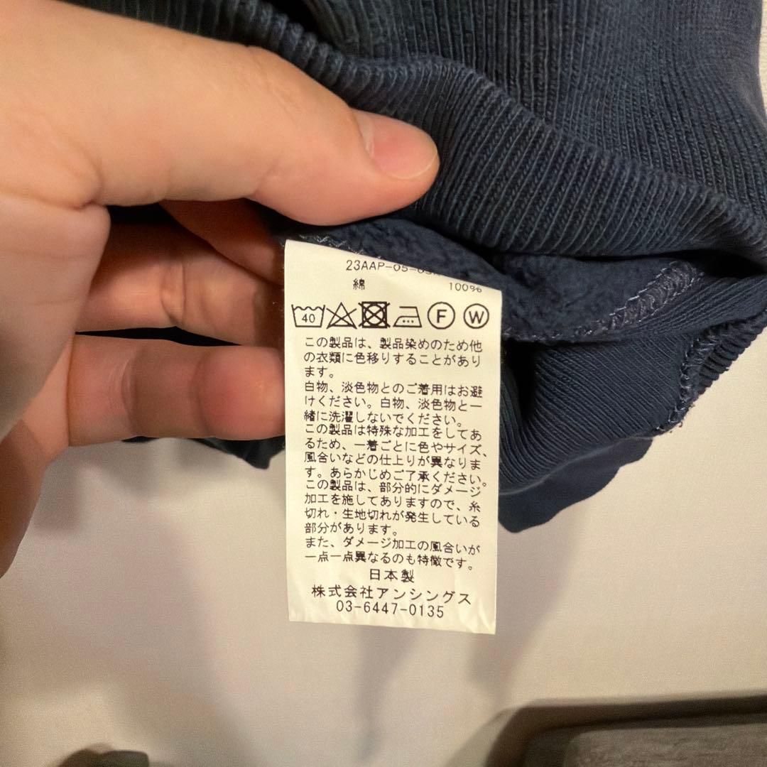 A.PRESSE Vintage Half Zip Sweat サイズ3