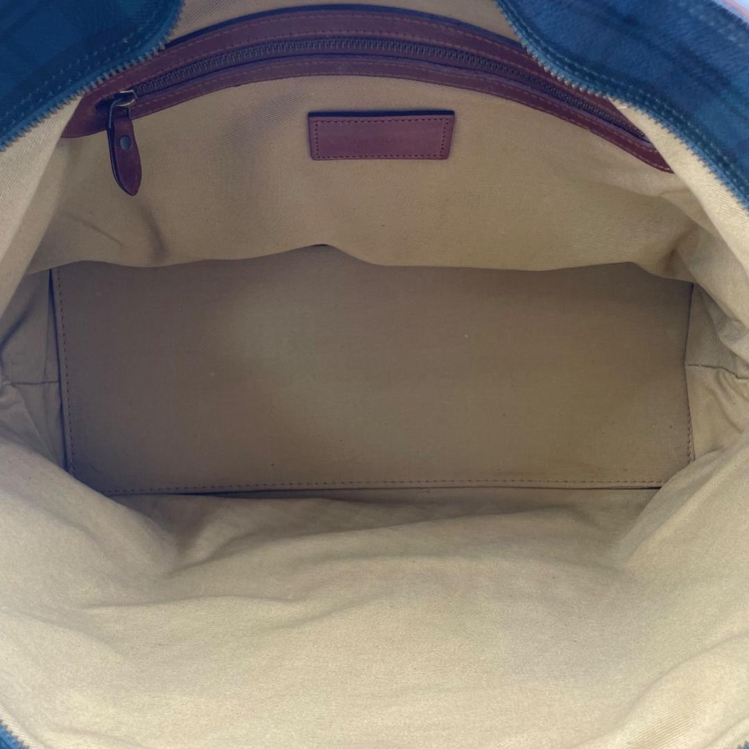 15446✨希少✨ポロラルフローレン 大容量 トートバッグ ブラックチェック