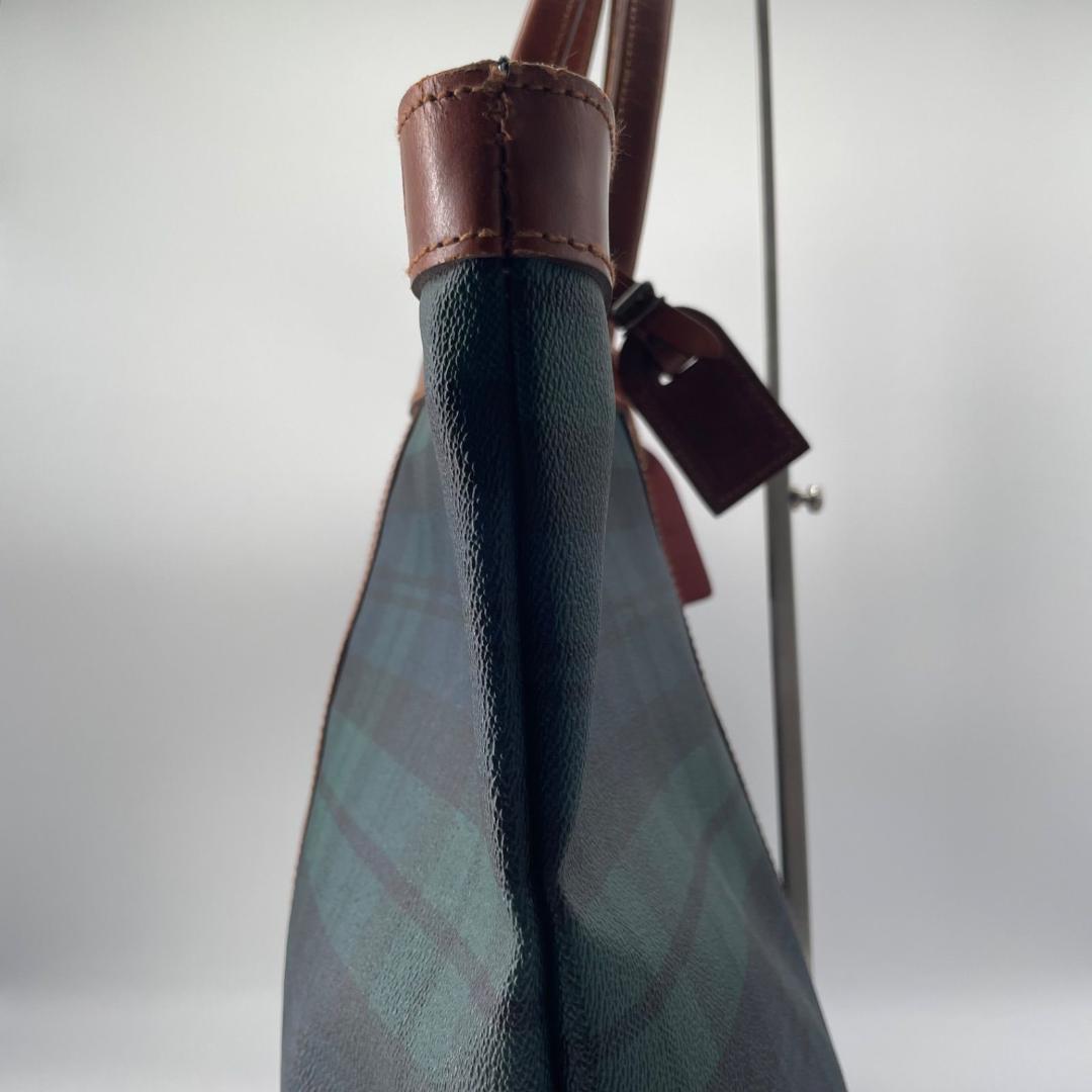 15446✨希少✨ポロラルフローレン 大容量 トートバッグ ブラックチェック