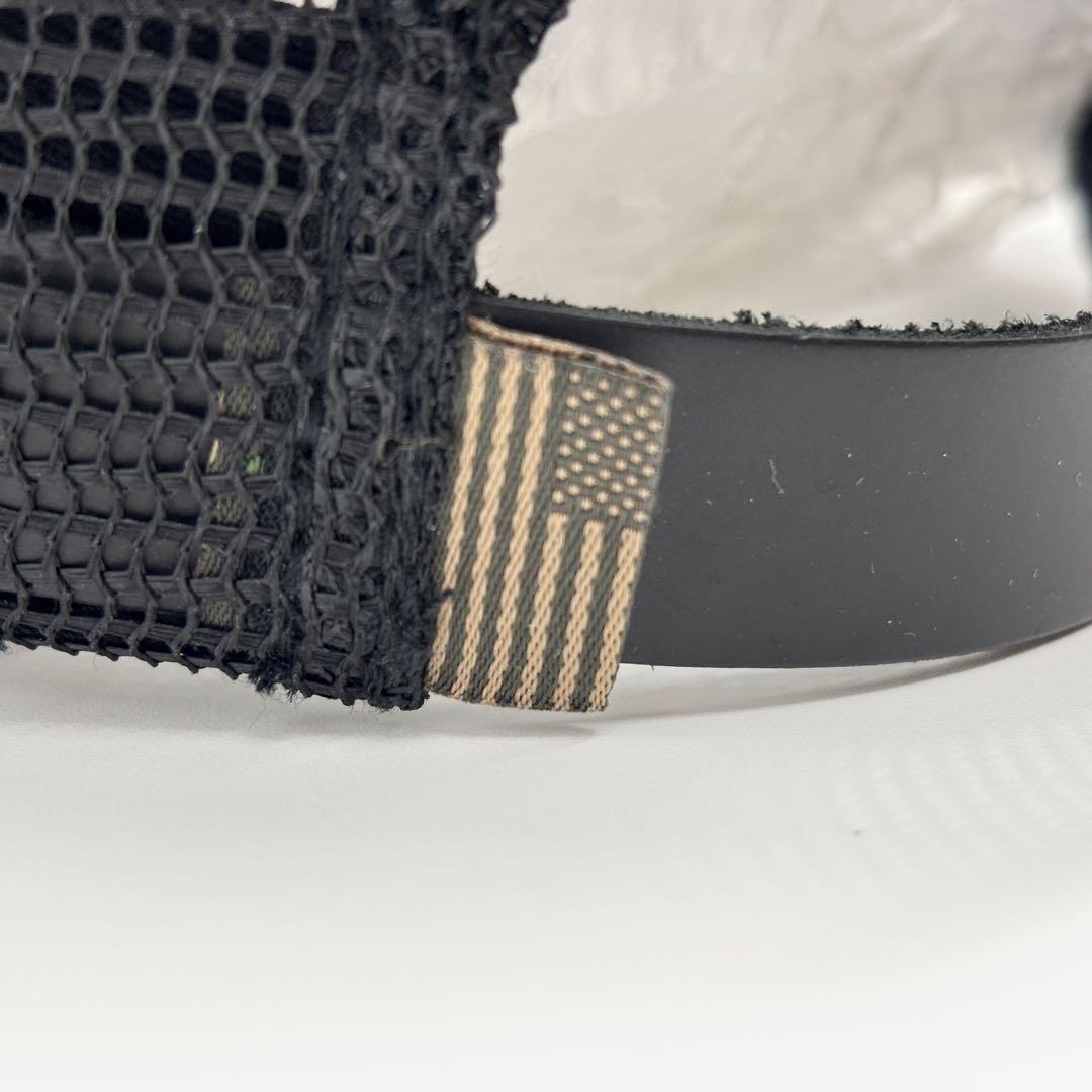 廃盤品 フィルソン ロガーメッシュキャップ 黒 ティンクロス レザーストラップ