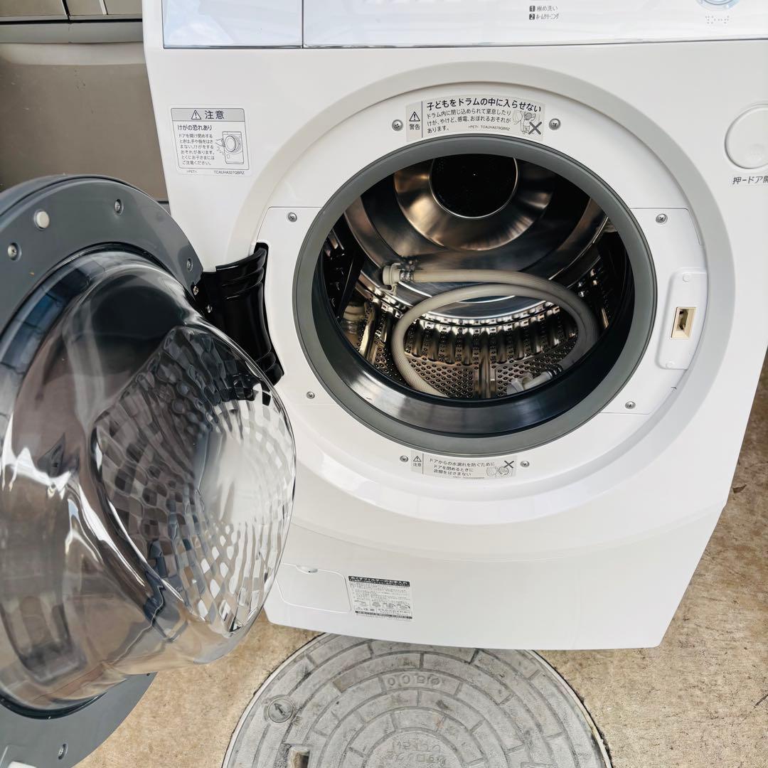 SHARP 10/6kg ドラム式洗濯乾燥機 ES-ZH1-WL 2017年製