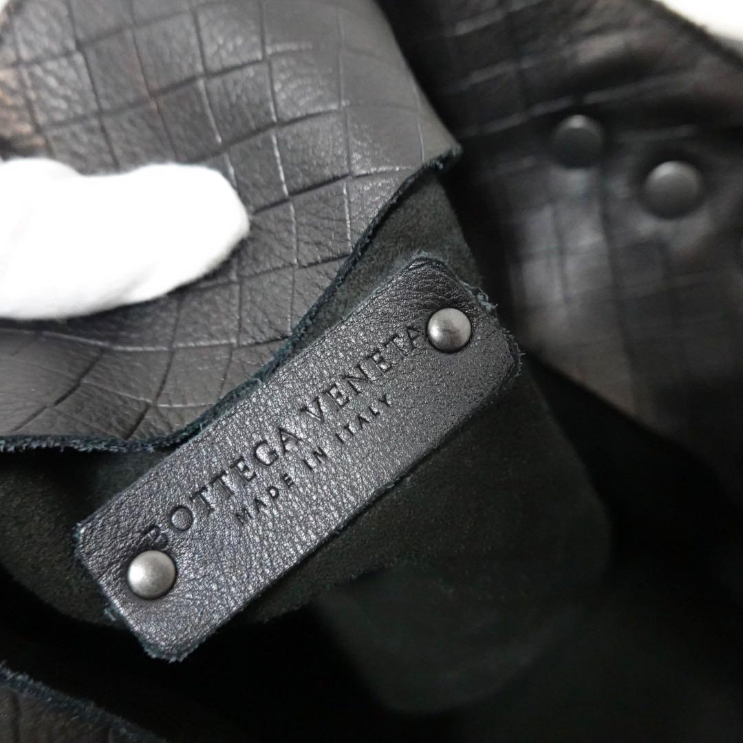 ボッテガヴェネタ　イントレッチオ　ミラージュ　ショルダーバッグ　トートバッグ　黒