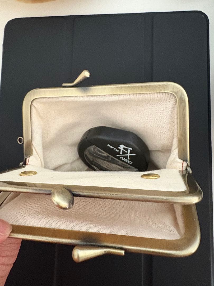 2nd別注【BrownBrown×2nd】ハンドペイント がま口ウォレット