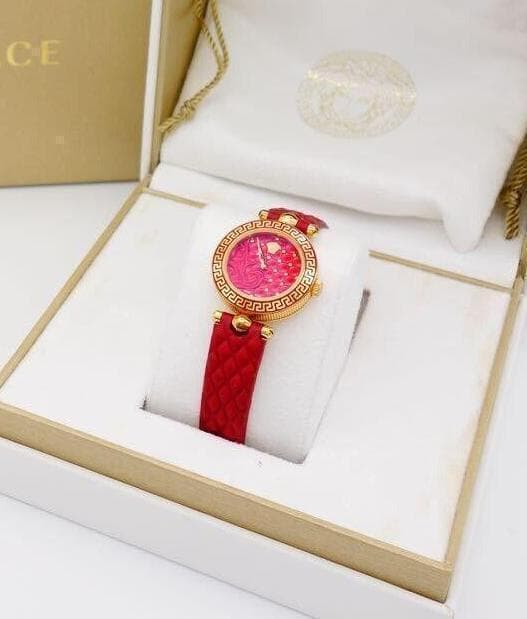 ヴェルサーチ 女性用　腕時計、Microvanitas Red 箱と証明書付き