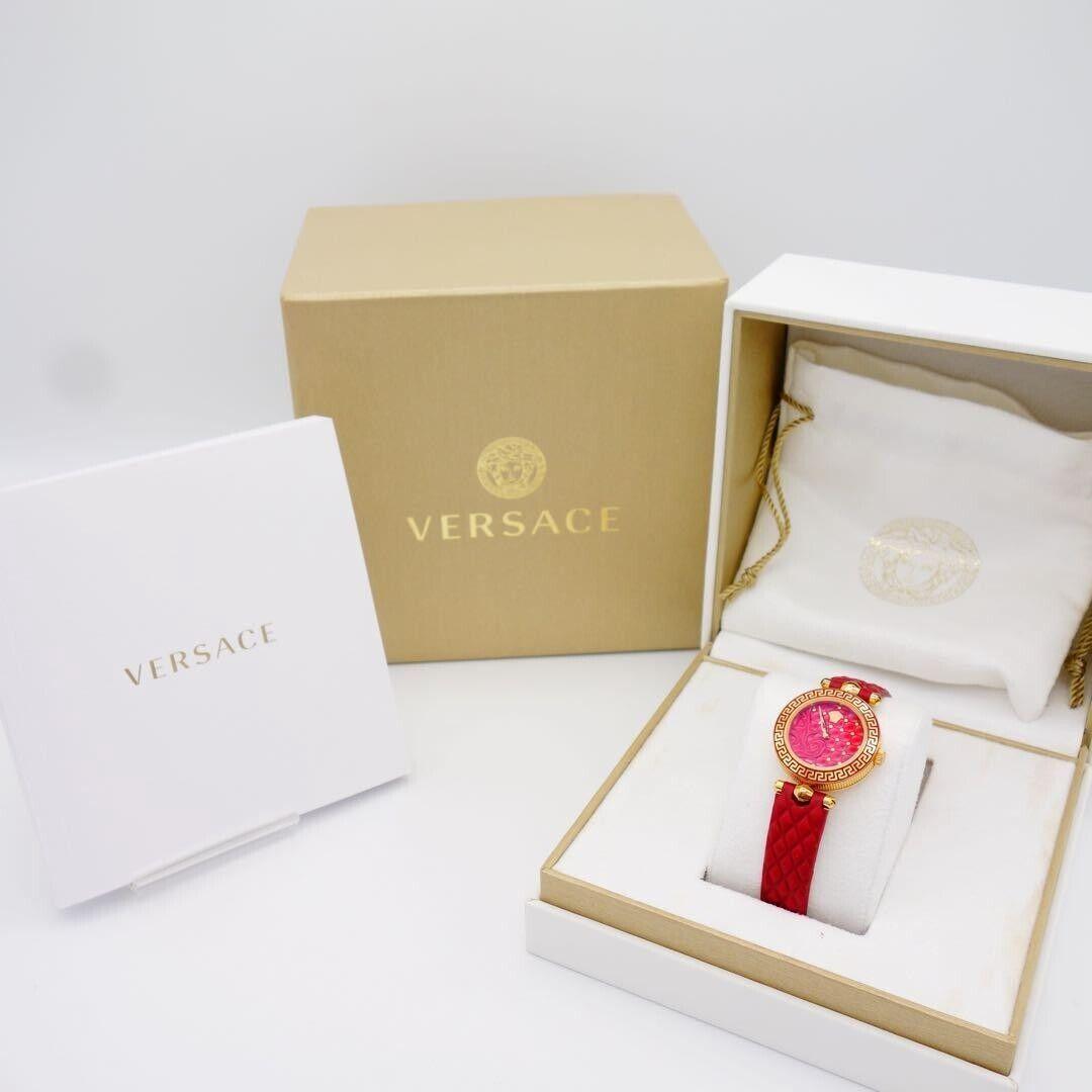 ヴェルサーチ 女性用　腕時計、Microvanitas Red 箱と証明書付き