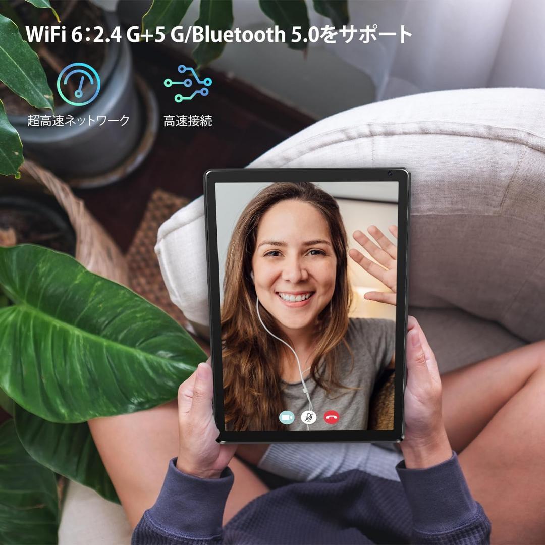 Android 14 タブレット 10インチ 8コア 10GB 128GB