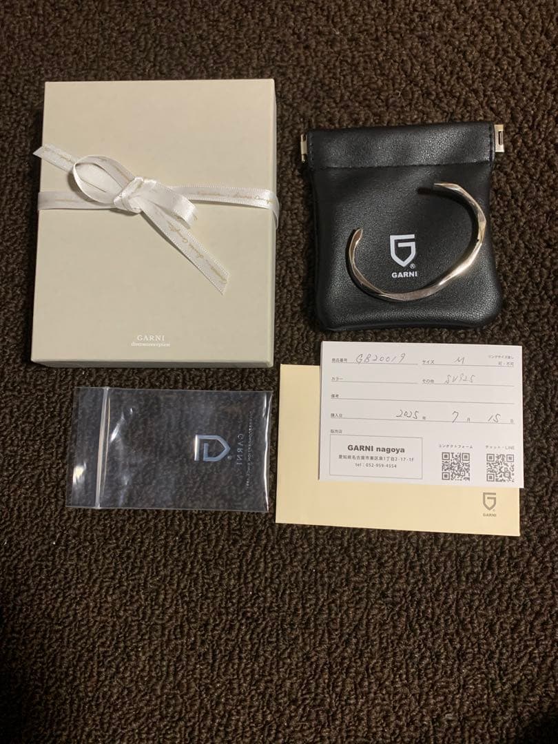 GARNI Crockery Bangle - S Msize 未使用試着のみ