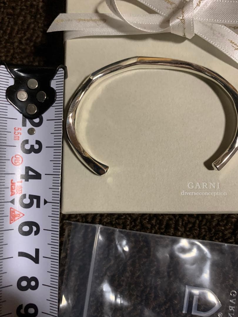 GARNI Crockery Bangle - S Msize 未使用試着のみ