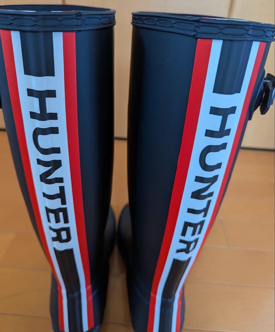 【未使用品】HUNTER ハンター OG トール トリコロール レインブーツ