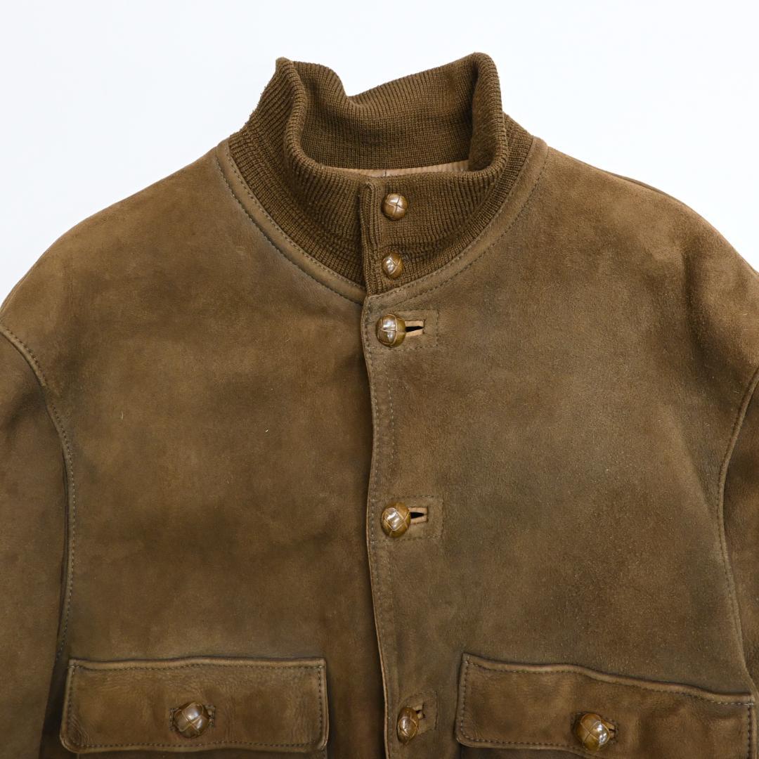 RUFFO ルッフォ ムートン ブルゾン ジャケット カーキ 48536\"
