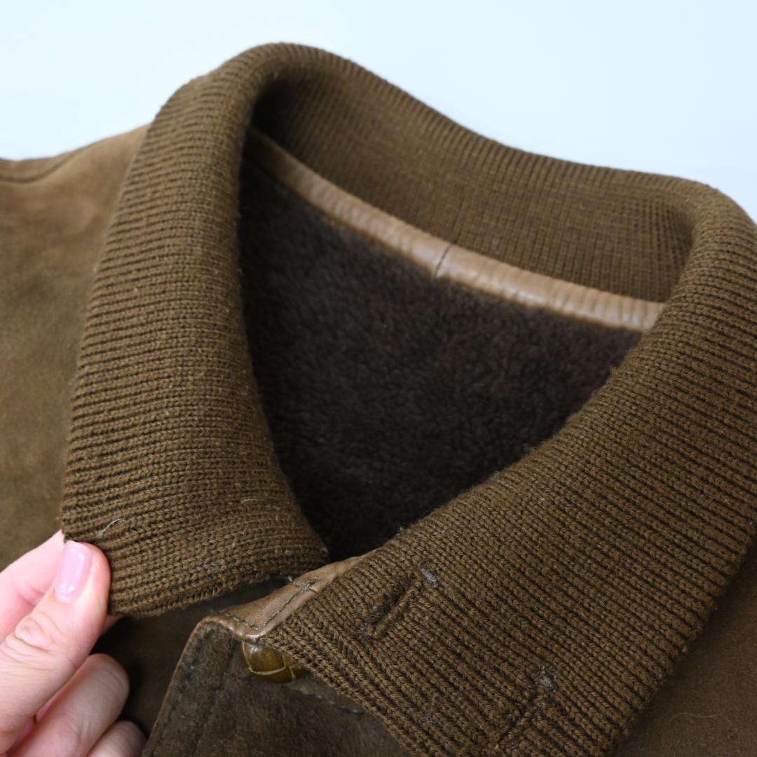 RUFFO ルッフォ ムートン ブルゾン ジャケット カーキ 48536\"