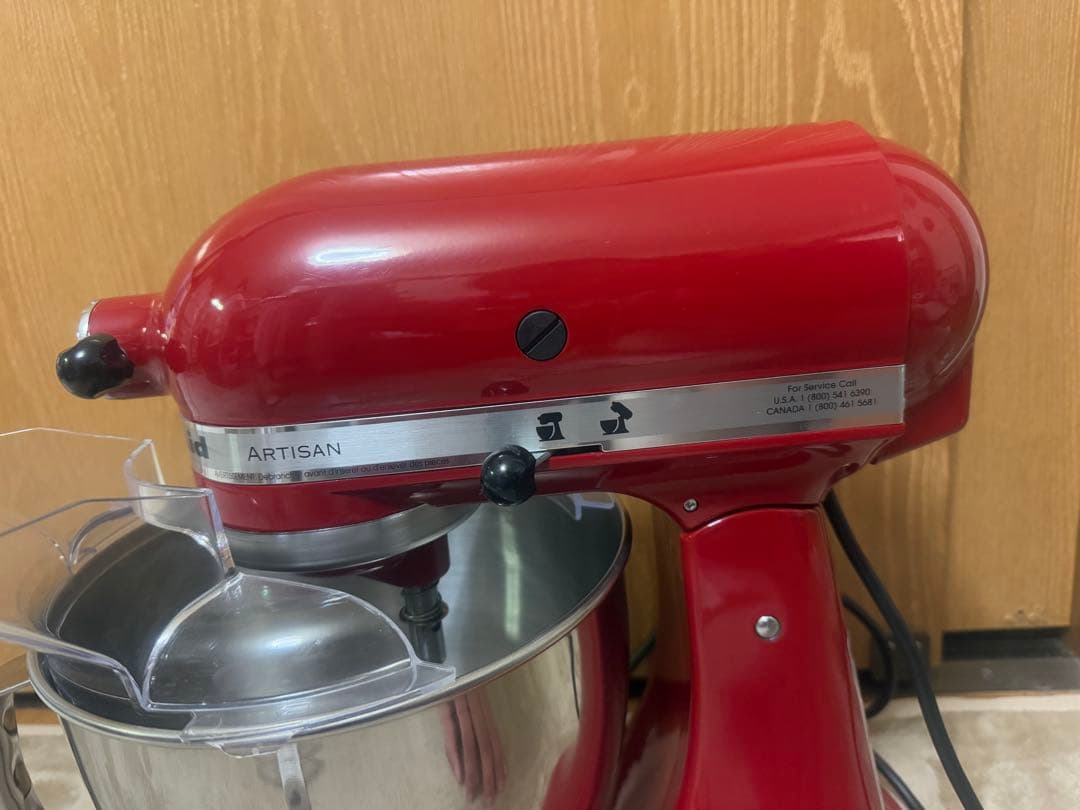 KitchenAid Artisan スタンドミキサー レッド 5クォート