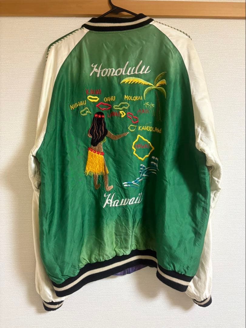 テーラー東洋 TOYO XL エイジング　スカジャン　スーベニアジャケット　港商