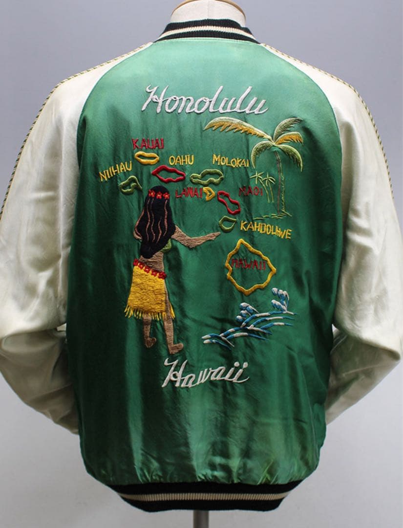 テーラー東洋 TOYO XL エイジング　スカジャン　スーベニアジャケット　港商