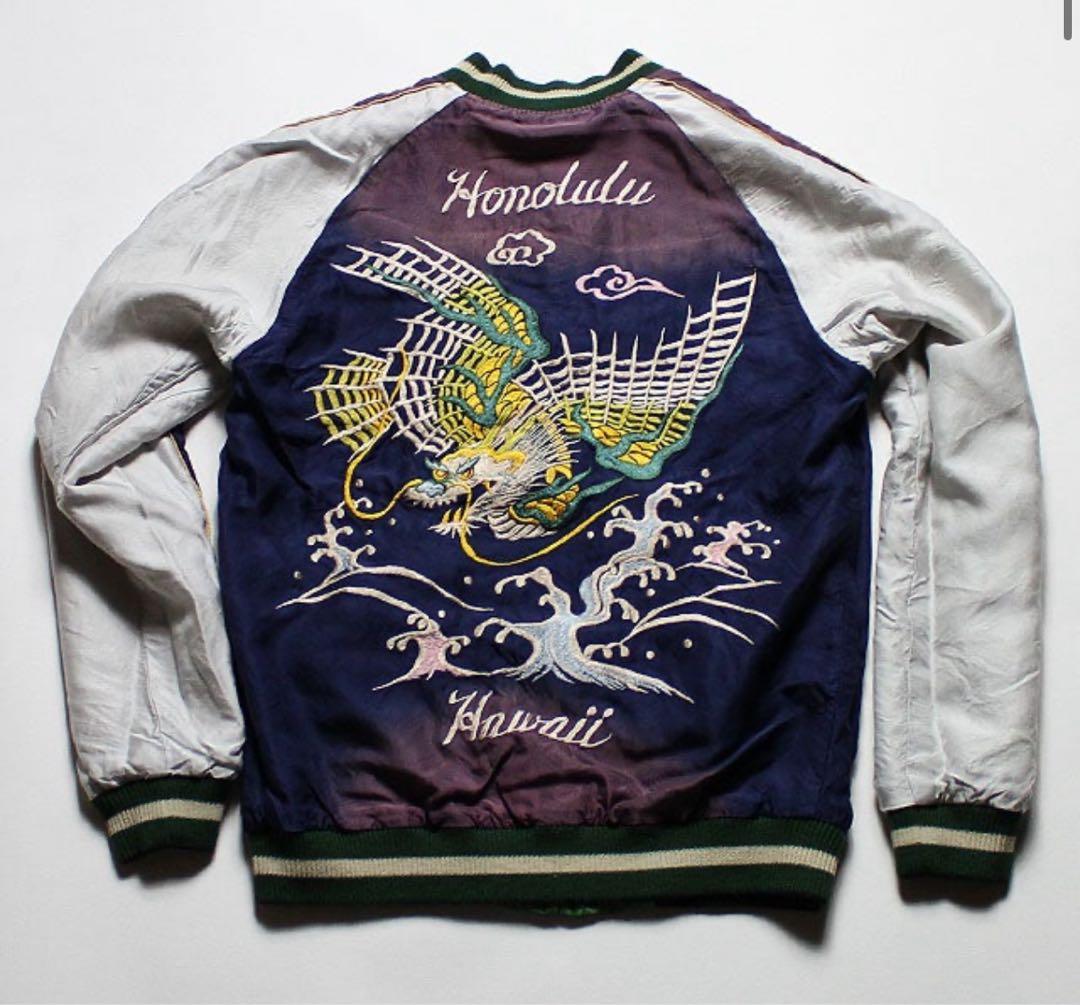 テーラー東洋 TOYO XL エイジング　スカジャン　スーベニアジャケット　港商