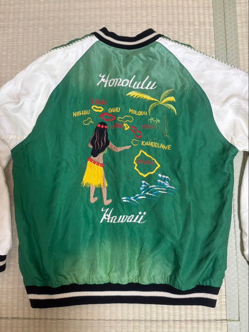 テーラー東洋 TOYO XL エイジング　スカジャン　スーベニアジャケット　港商