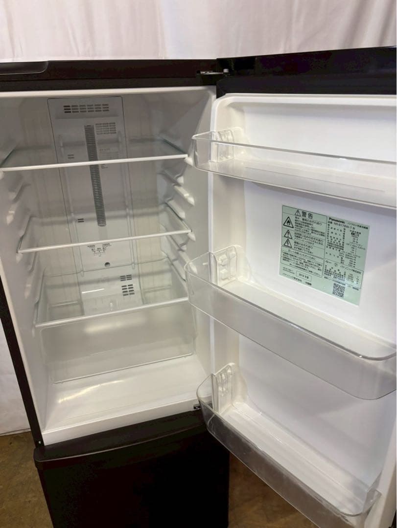Panasonic 2ドア冷蔵庫 NR-B17BW-T 2019年製168L