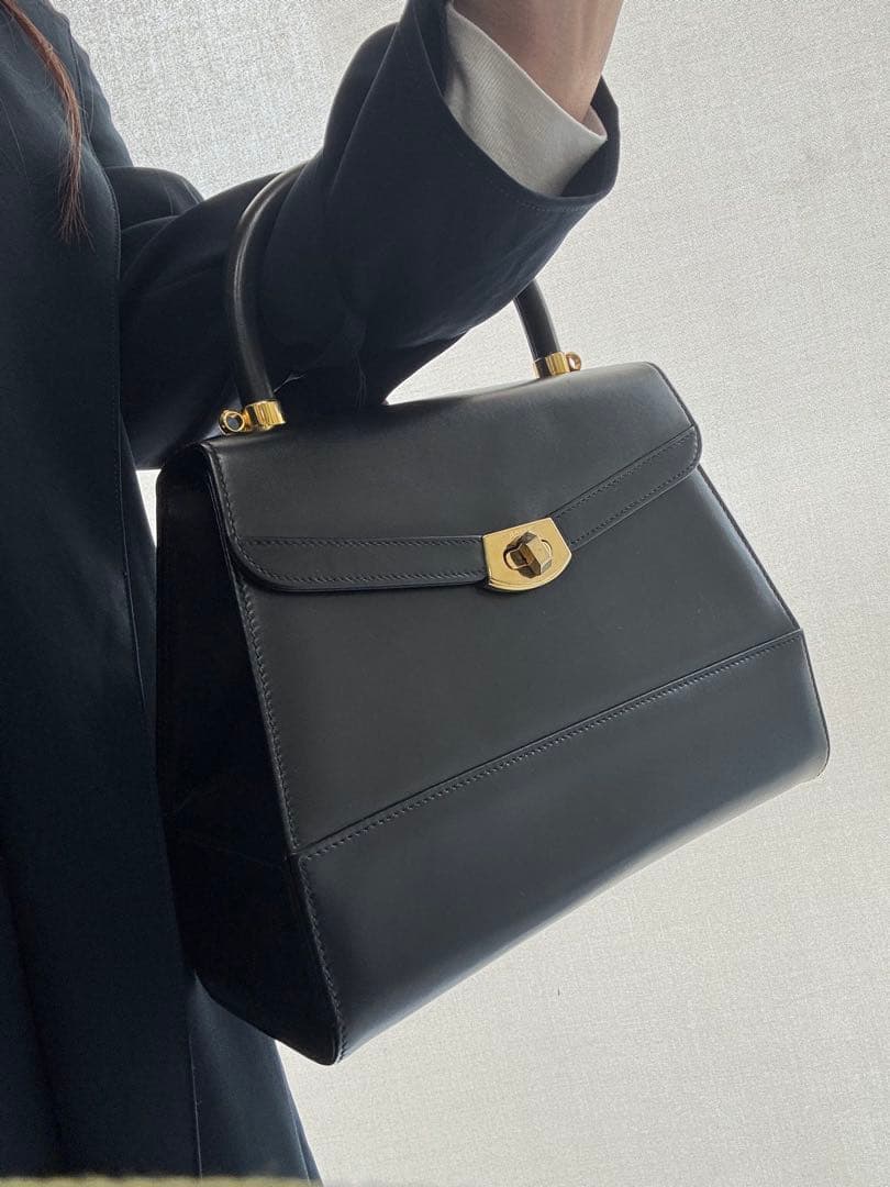 BALLY 2wayハンドバッグ ショルダーストラップ付