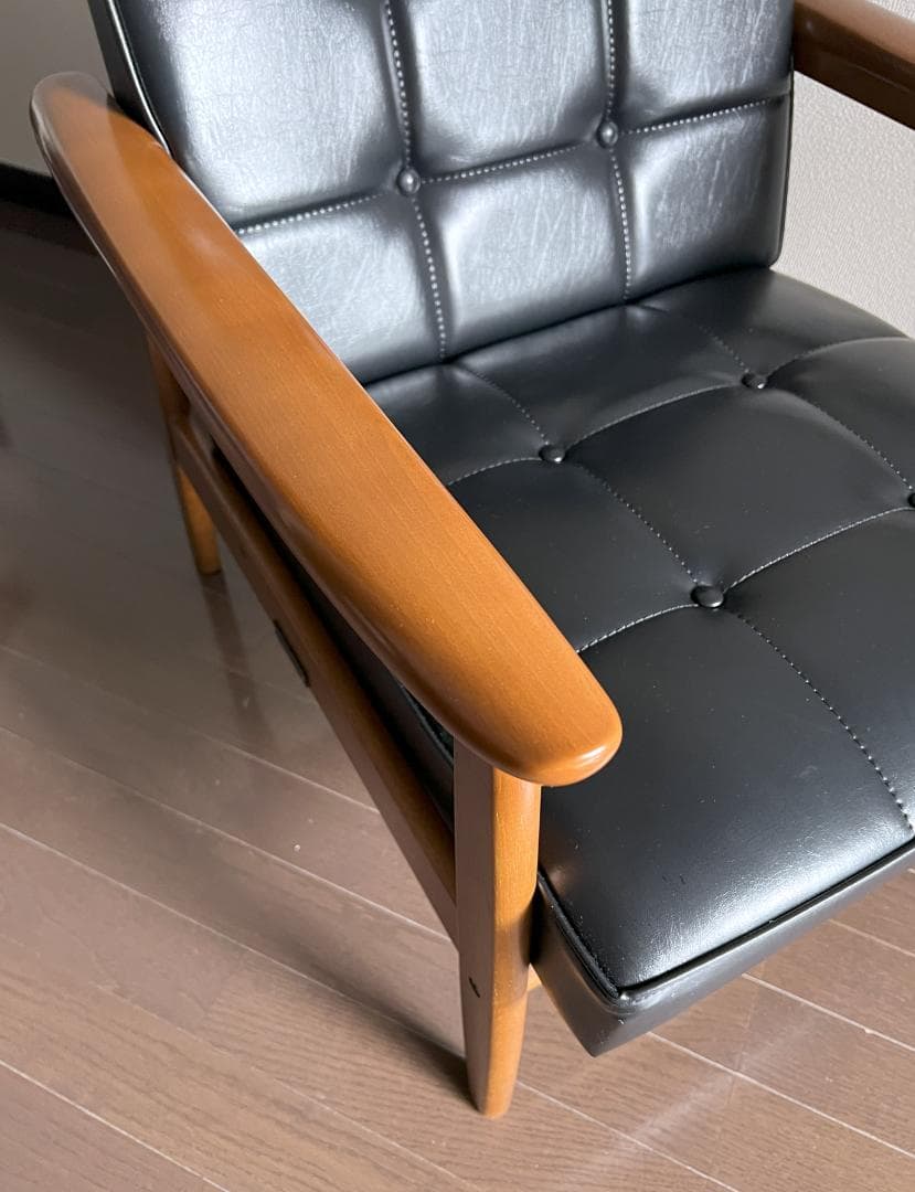 【梱包たのメル便送料込み】カリモク60　Kチェア 1シーター