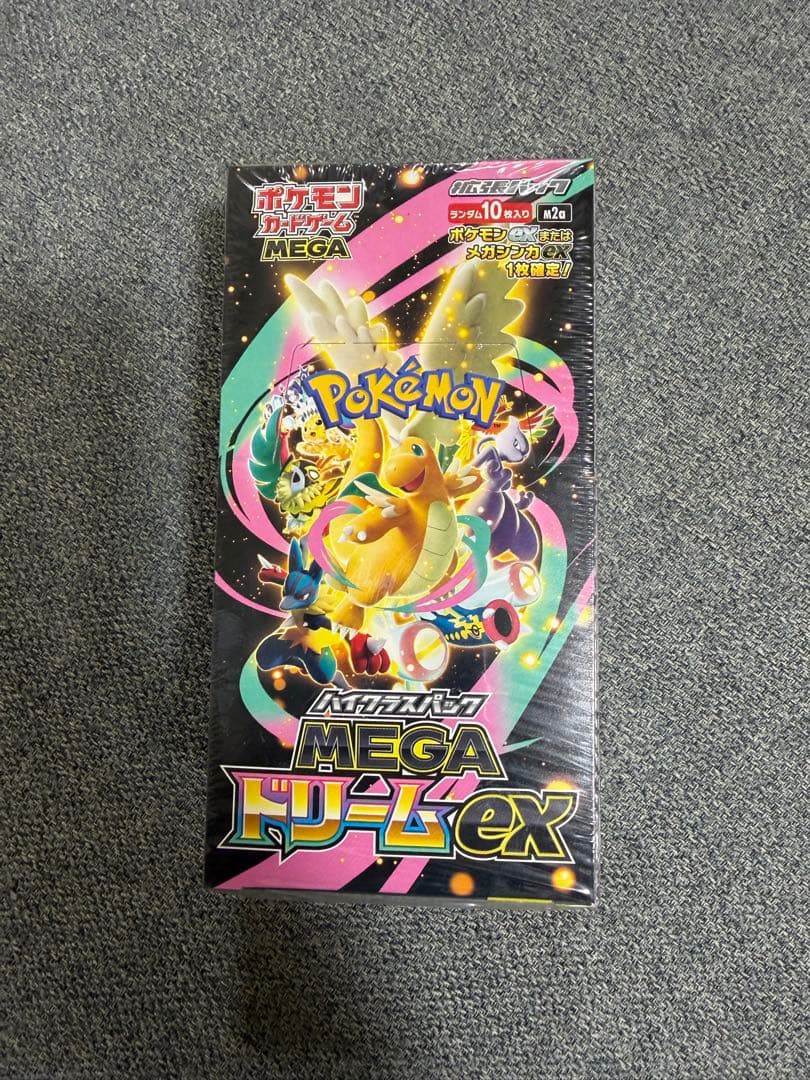 ポケモンカードゲーム MEGA ドリームEX BOX シュリンク付き