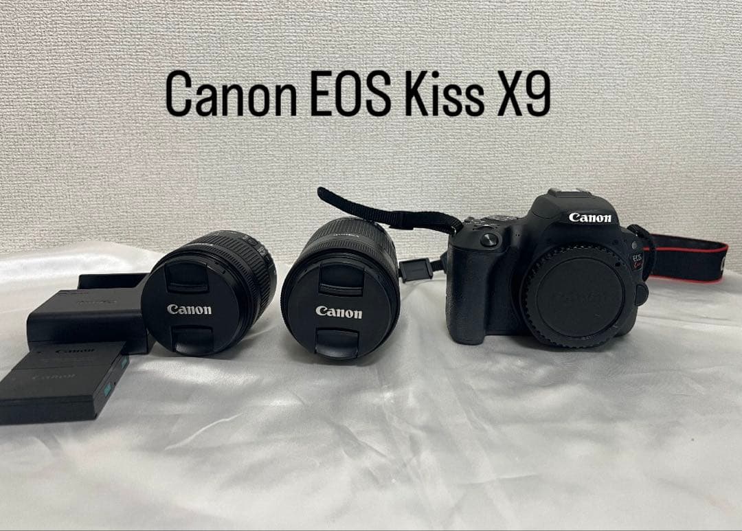 Canon EOS Kiss X9 本体とレンズ2本セット
