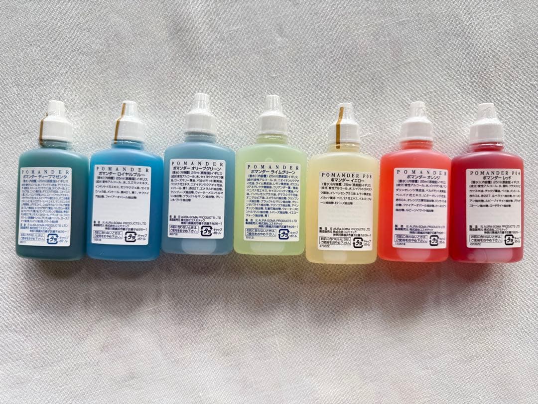 オーラソーマ ポマンダー7本セット
