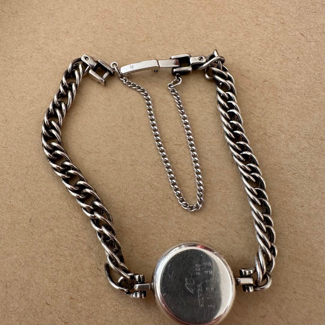 ヨンドシ(4°C )シルバー925 ブレスレットウオッチ　かわいい