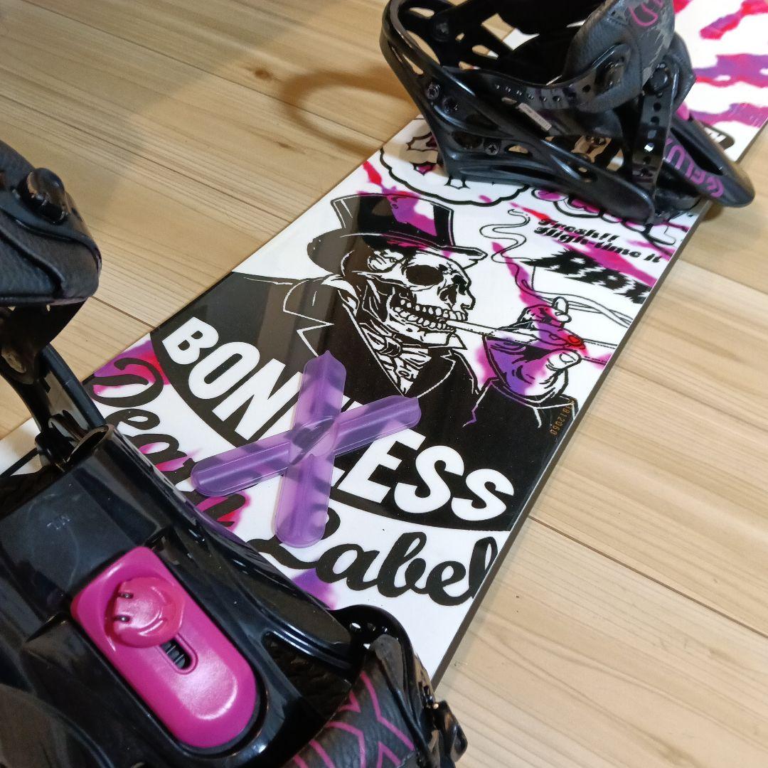 希少　デスレーベル　スノーボード　ケース付き