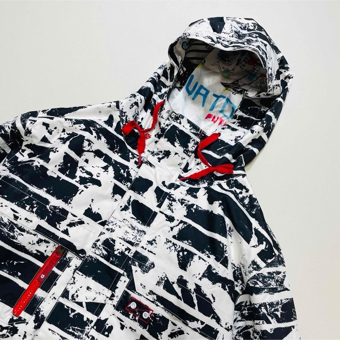 6706 そーすけ　バートン　ジャケット　総柄　ボーダー　スノボウェア