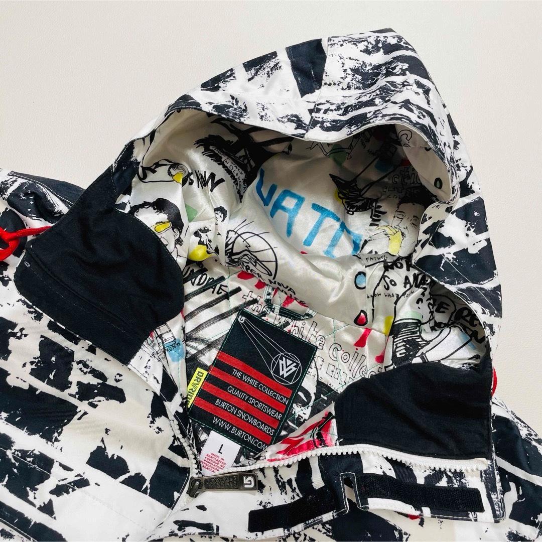 6706 そーすけ　バートン　ジャケット　総柄　ボーダー　スノボウェア