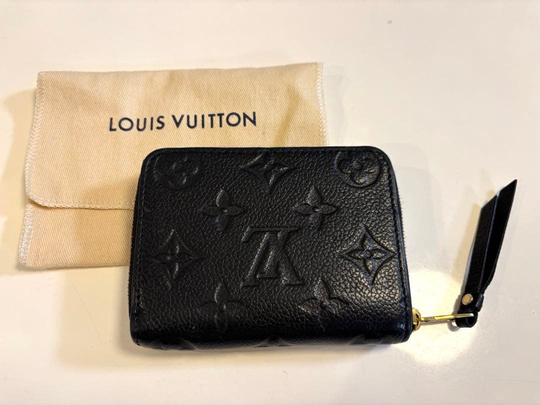 ことりLOUIS VUITTON◇ブラック◇ジッピーケース