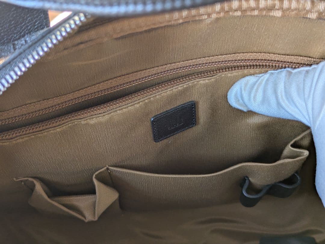 極美品 dunhill ダンヒル ビジネスバッグ メンズ 2way総柄 大容量