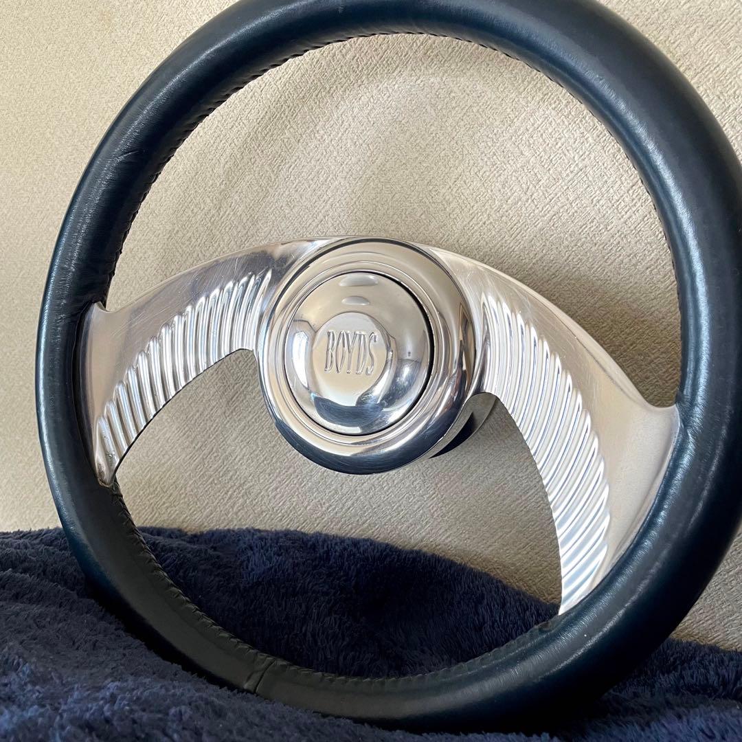 ボイド ステアリング ボス付 ハンドル BOYDS used 当時物