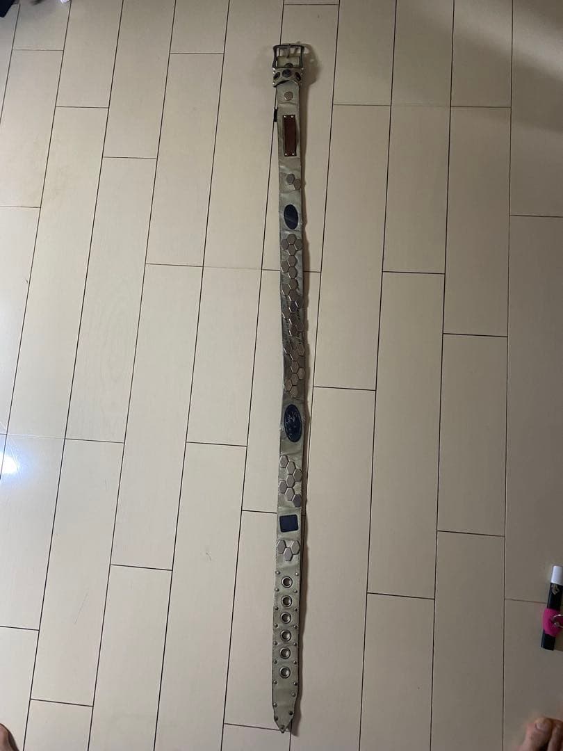 【希少レア！】KMRii ケムリ パイソン 白蛇 レザーベルト ハード 激シブ