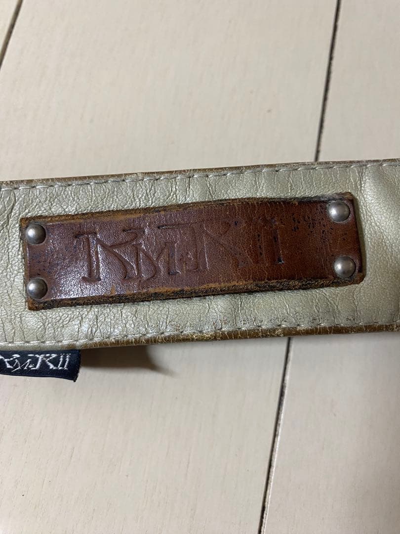 【希少レア！】KMRii ケムリ パイソン 白蛇 レザーベルト ハード 激シブ