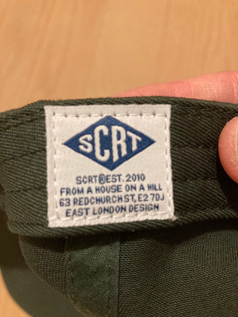 SCRT社　TWIN PEAKS キャップ　イギリスインディーストリートブランド