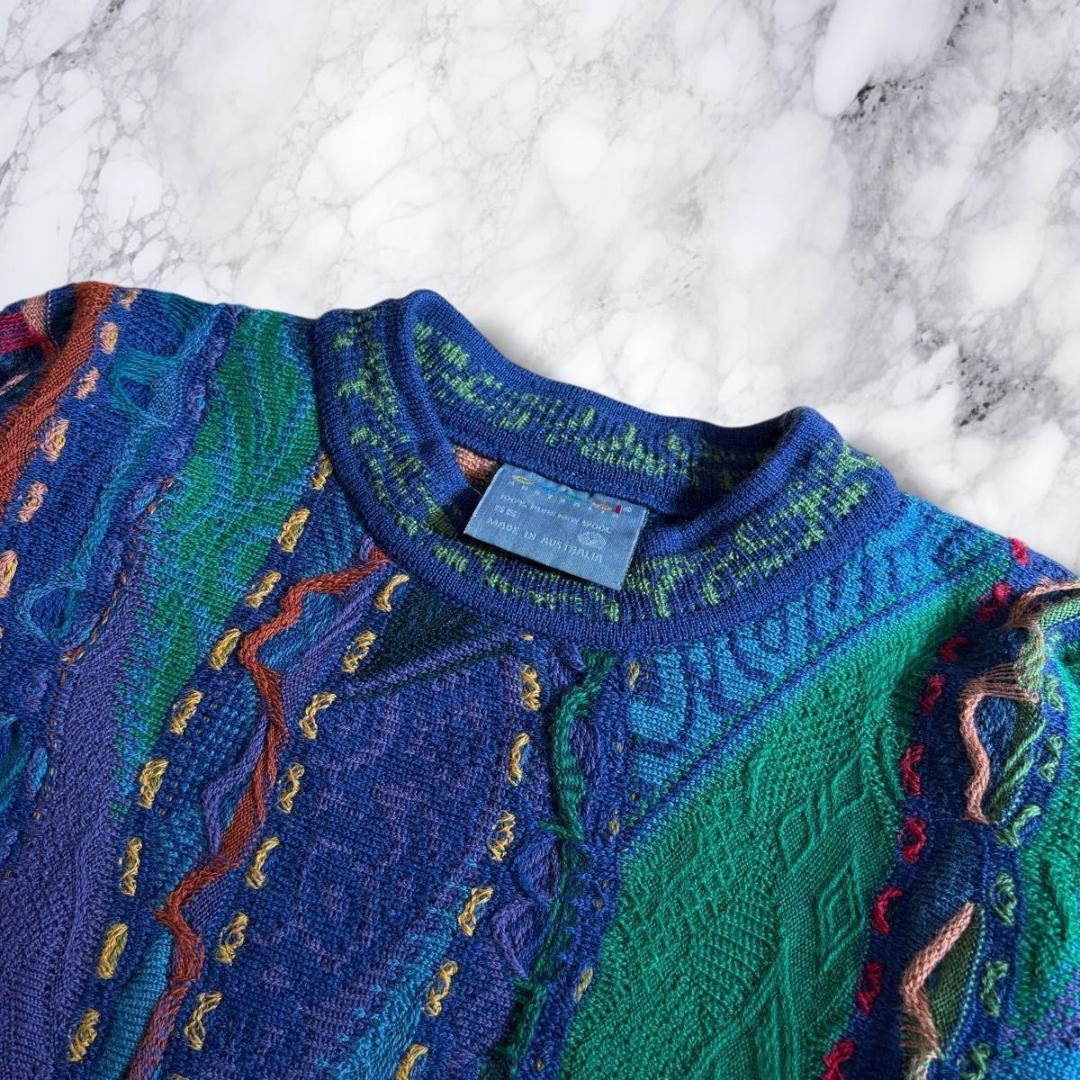 美品　90s COOGI 3D knit vintage SS