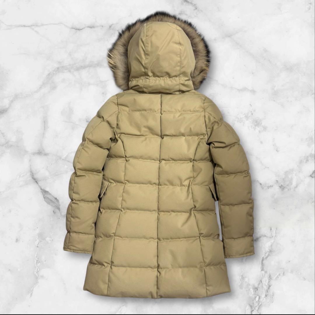 美品✨ピレネックス グルノーブル ダウンジャケット ラクーンファー ベージュ