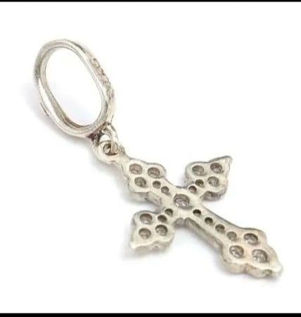 ローリーロドキン ミニゴシッククロス ネックレス SV925 ジルコニア