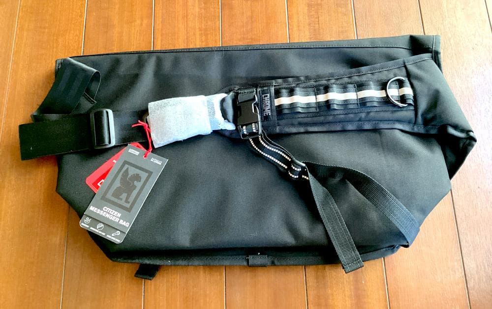 未使用 Chrome クローム メッセンジャー バッグ CTZ 24L タグ付き