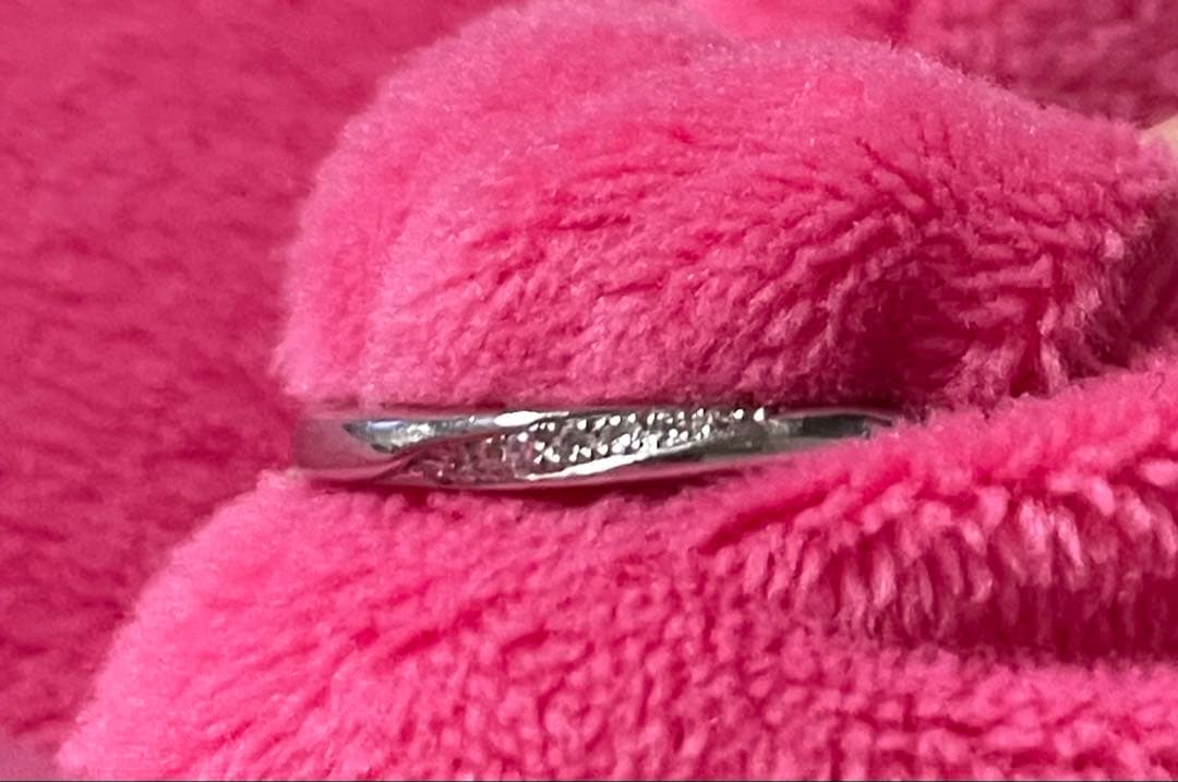 俄 ニワカ NIWAKA 朝葉プラチナ950ダイヤモンドリング9号