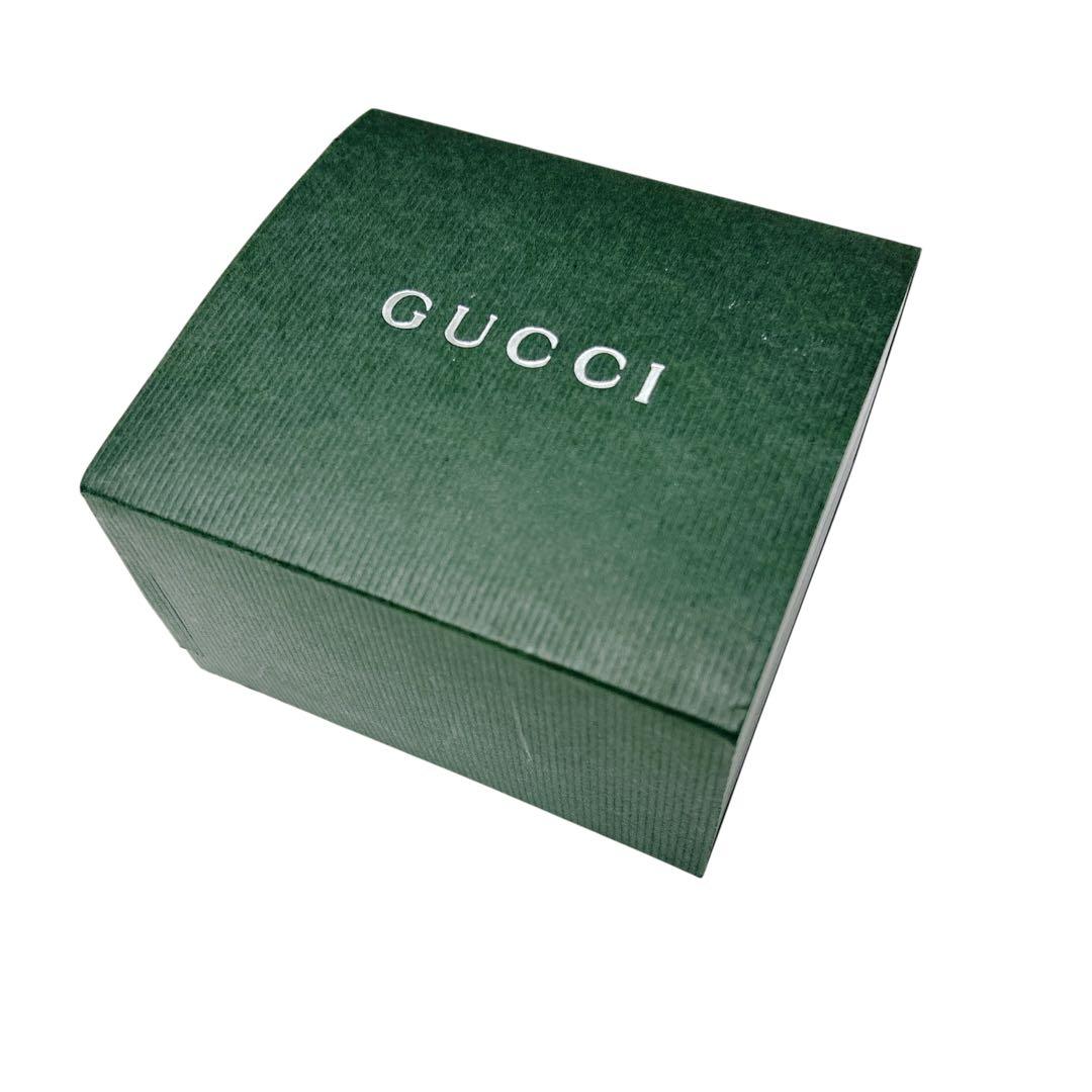 電池新品　GUCCI バングルウォッチ 1500L 黒文字盤 シルバー 箱付